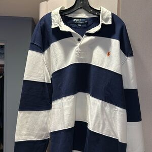Men’s Polo by Ralph Lauren rugby shirt.  XL